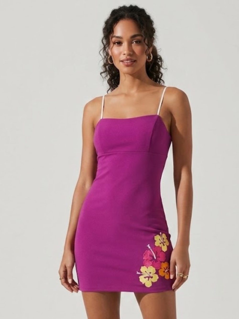 Dollskill dELiA*s Magenta Floral Mini Dress - Size S NWT